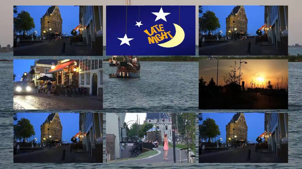 Late night in Hoorn HD1080P  2300 uur   4 min