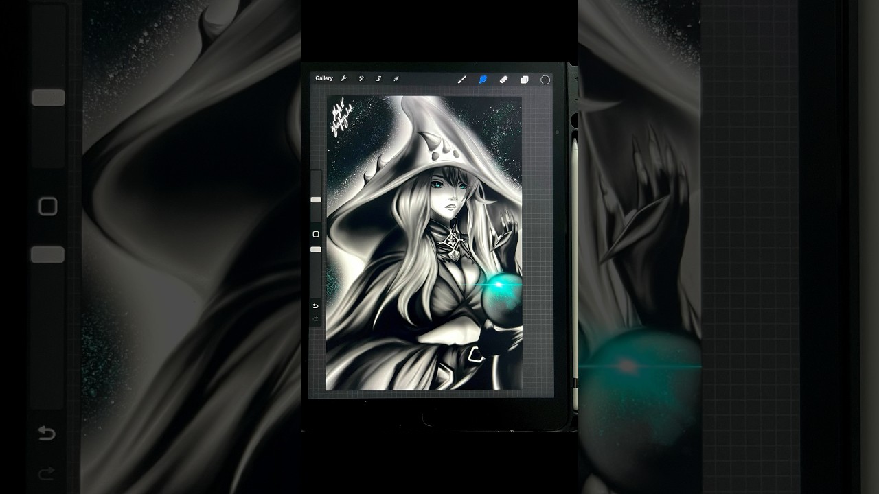 My own character &lsquo;Lilith&rsquo; Timelapse ✍️ #art #drawing #animeart #anime