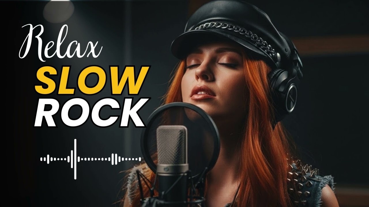 [RELAX Slow Rock Music 🎧] Moonlit Guitar Silence | Slow Rock for Inner Peace
