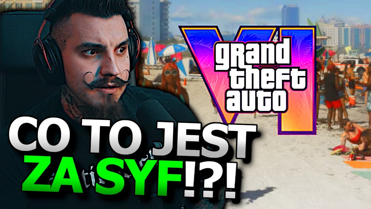Kiszak OSTRO o GTA 6 | Kiszak Ogląda Grand Theft Auto VI Trailer