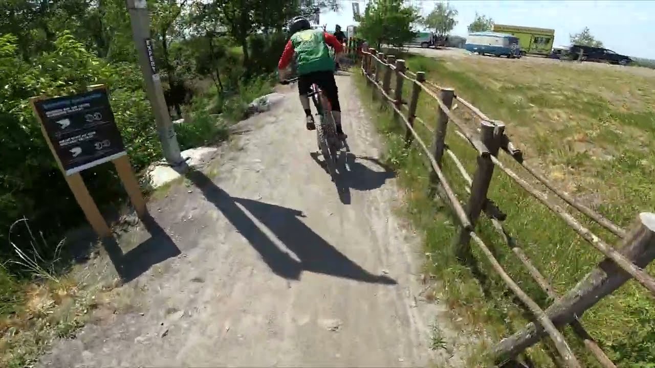 Enduro lijn 1 op Mountainbikepark be-MINE