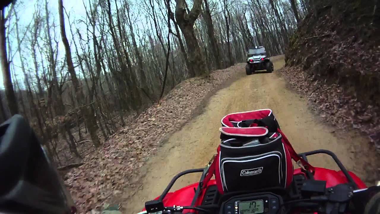 WV trail from Camp hilltop escape to stair step