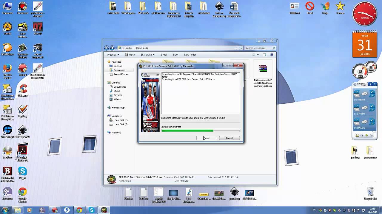 PES 2010 PATCH 2016 - How to install - Tutorial (PC/HD)
