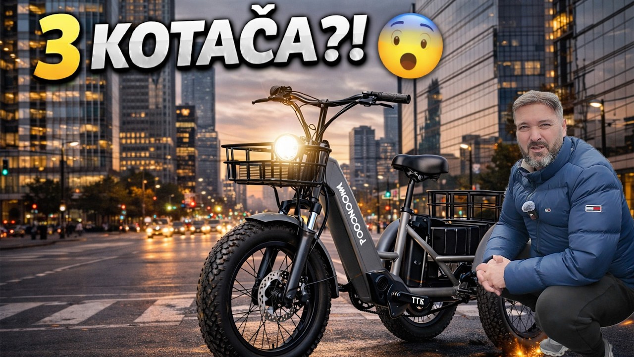 Električni tricikl TK1 u praksi - Je li stvarno siguran za gradsku vožnju?