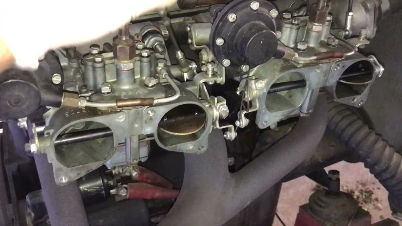Testing Anthony's 190SL Solex After Service Work