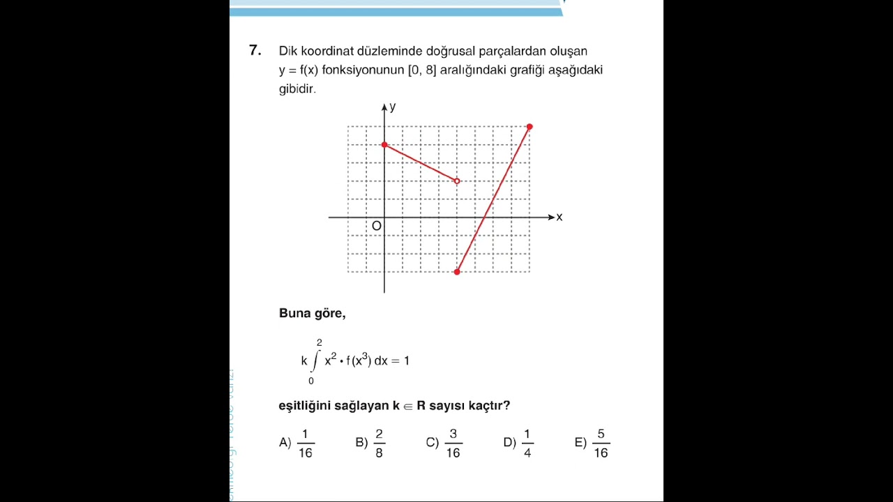 Değişken Değiştirme İçeren Alan Soruları Sayfa377