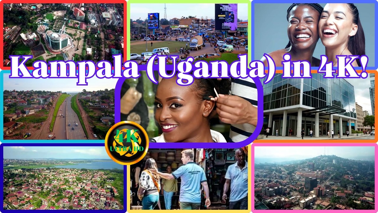 The best aerial views of Kampala (Uganda) in 4K!