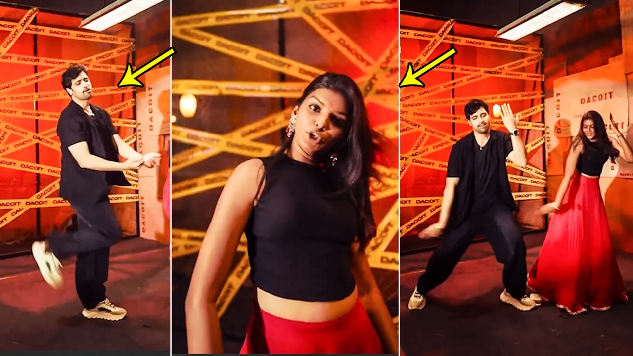 Adivi Sesh and Instagram Fame Sunchu mamatha Superb Dance | Dacoit Movie | Filmy Hunk