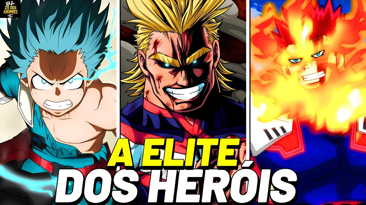 TOP 10 HERÓIS MAIS FORTES DE MY HERO ACADEMIA - BOKU NO HERO ACADEMIA