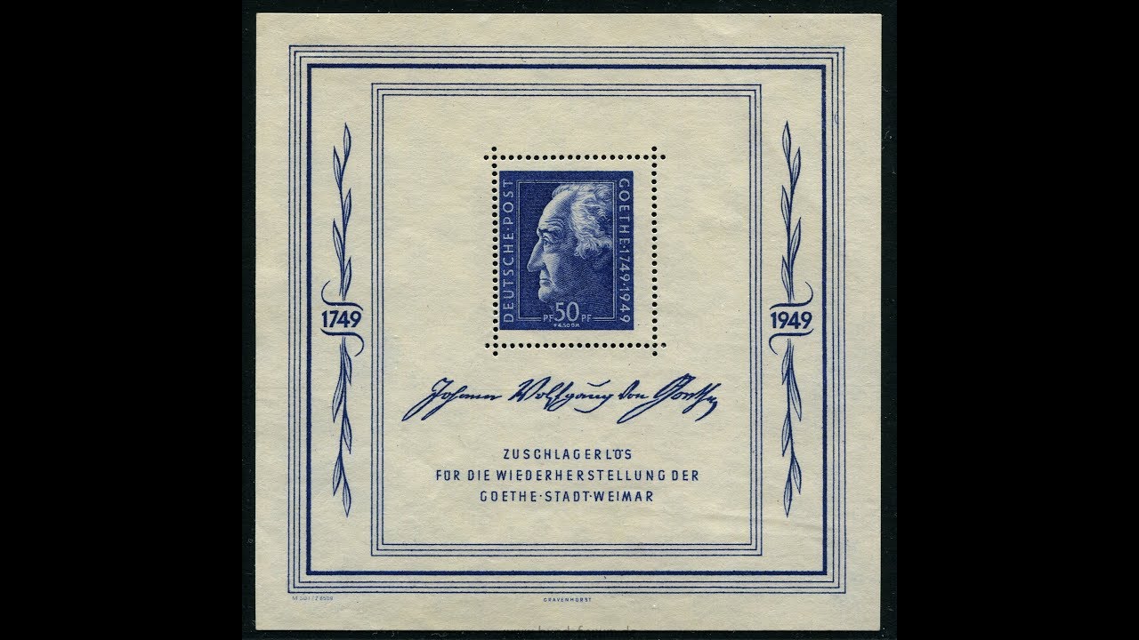 Die Briefmarken Ausgaben der Sowjetische Besatzungszone, die Allgemeinen Ausgaben