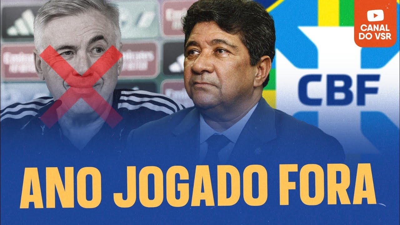 ANCELOTTI FICA NO REAL E PIORA O PÉSSIMO ANO DA SELEÇÃO