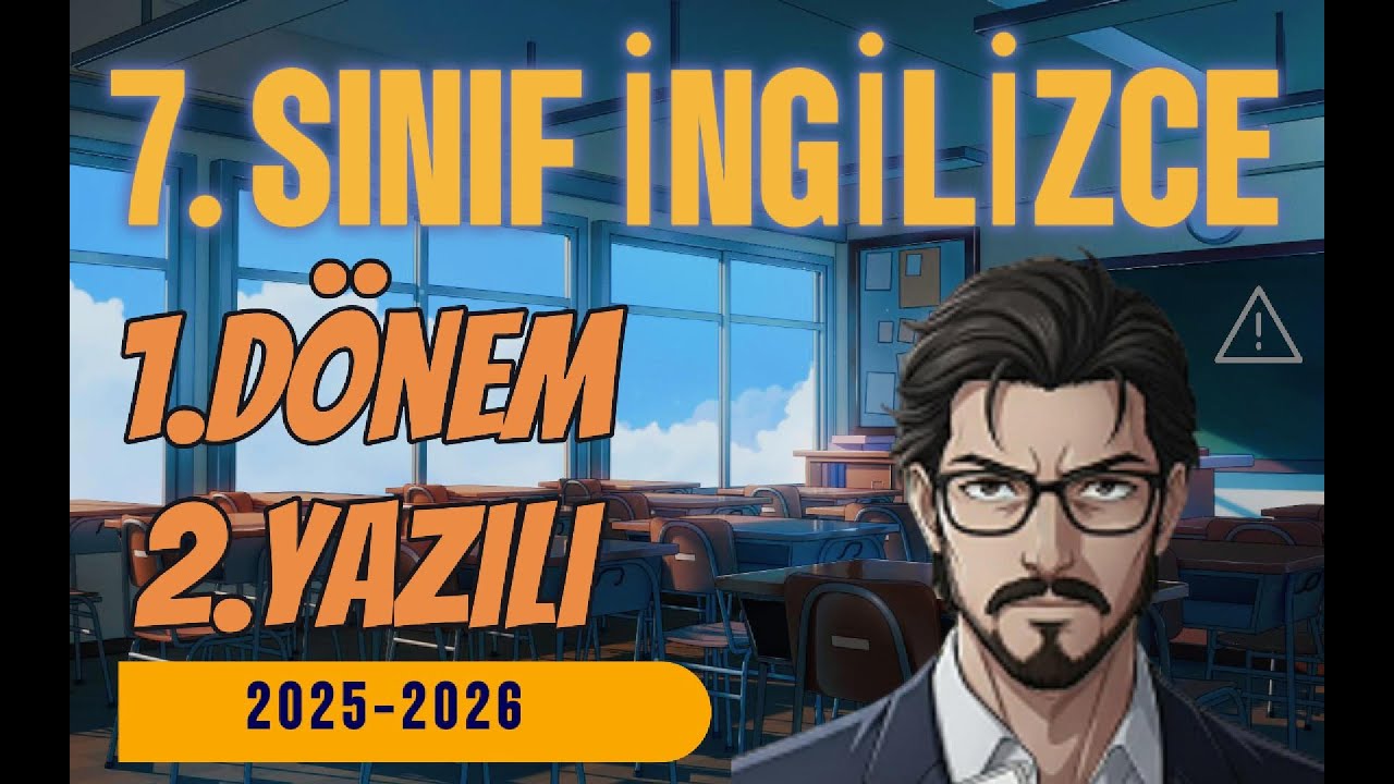 7.SINIF İNGİLİZCE 1.DÖNEM 2. YAZILI | FULLETEN ÇÖZÜM!