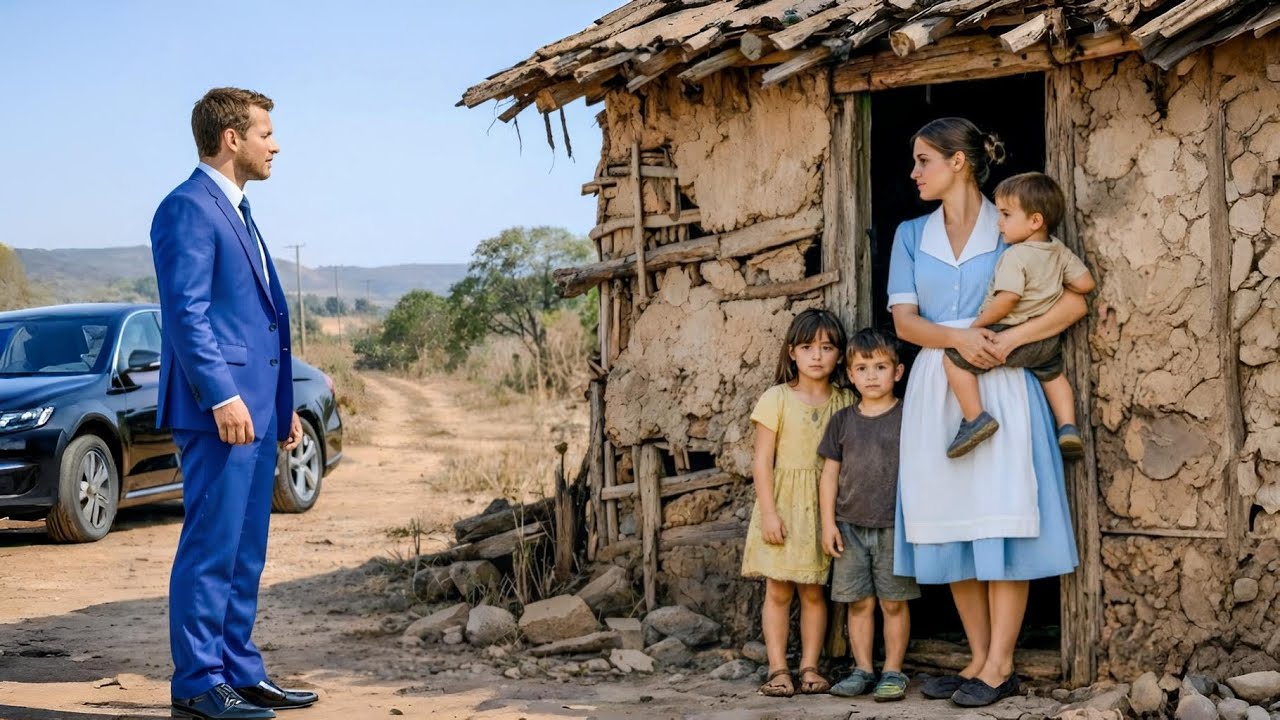 MILIONÁRIO SEGUE A LIMPADORA E A ENCONTRA NUMA CASA ABANDONADA COM OS FILHOS, QUE REVELAM A VERDADE
