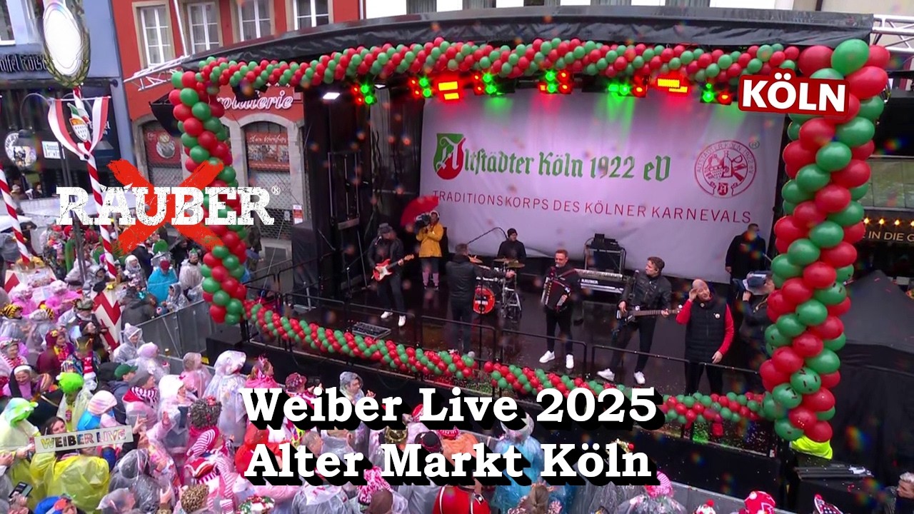 Räuber - Weiber Live (Alter Markt Köln 12.02.2026)