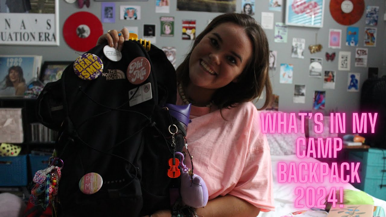 WHAT'S IN MY CAMP BACKPACK! What to pack as a camp counselor!