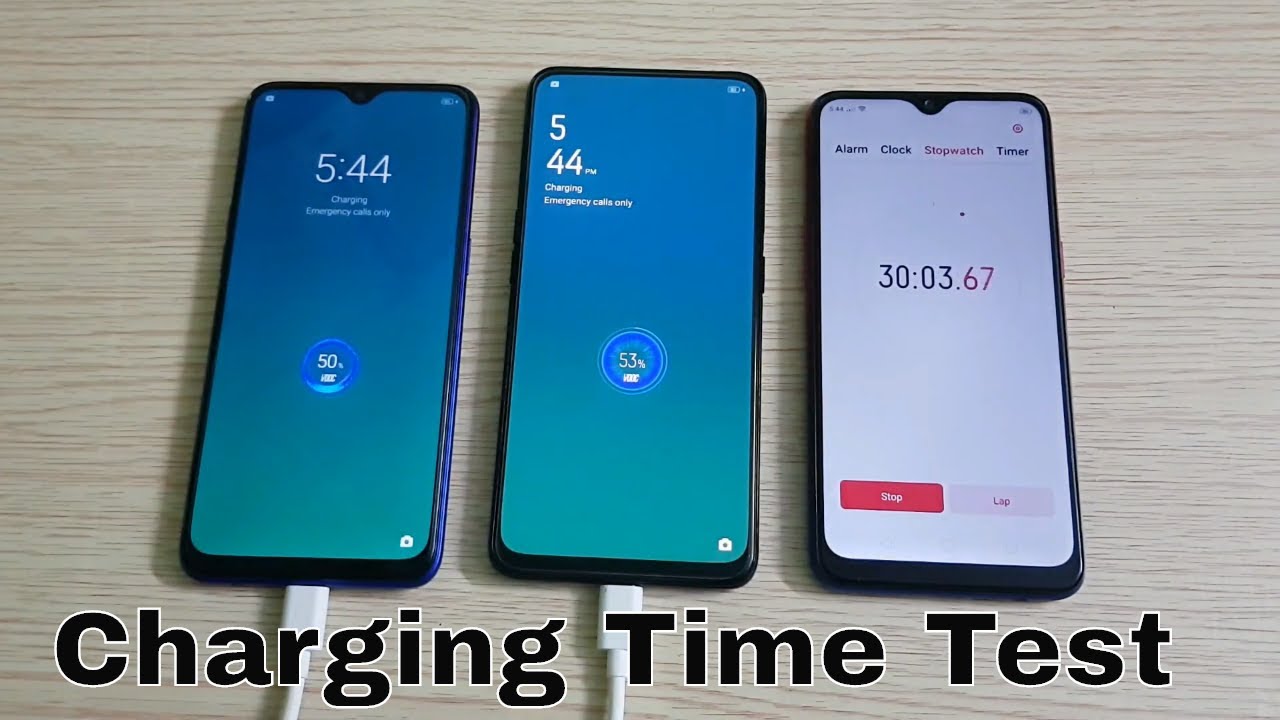 Realme 5 Pro vs Realme X Charging Time Test