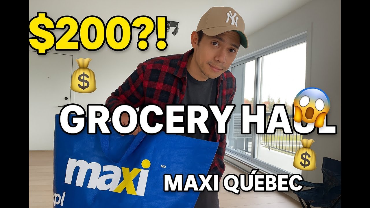 💰 Today’s Grocery Haul – I Spent HOW MUCH?! 😱 | Québec Shopping at Maxi