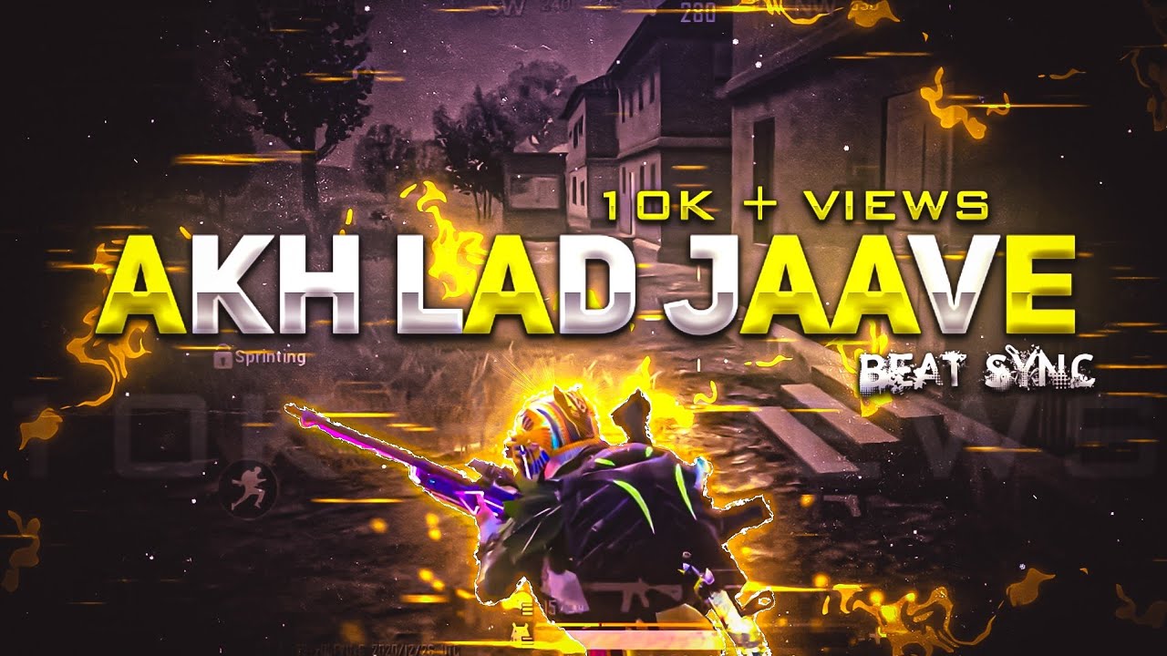 Akh Lad Jaave | Beat sync | Gaming Ayush  | @sajidgaming