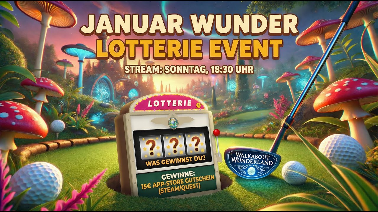 🔴 Live-Ziehung: Wer gewinnt den 15€ Gutschein und die Finale 25€ Ziehung? ⛳️ Januar Wunder Event