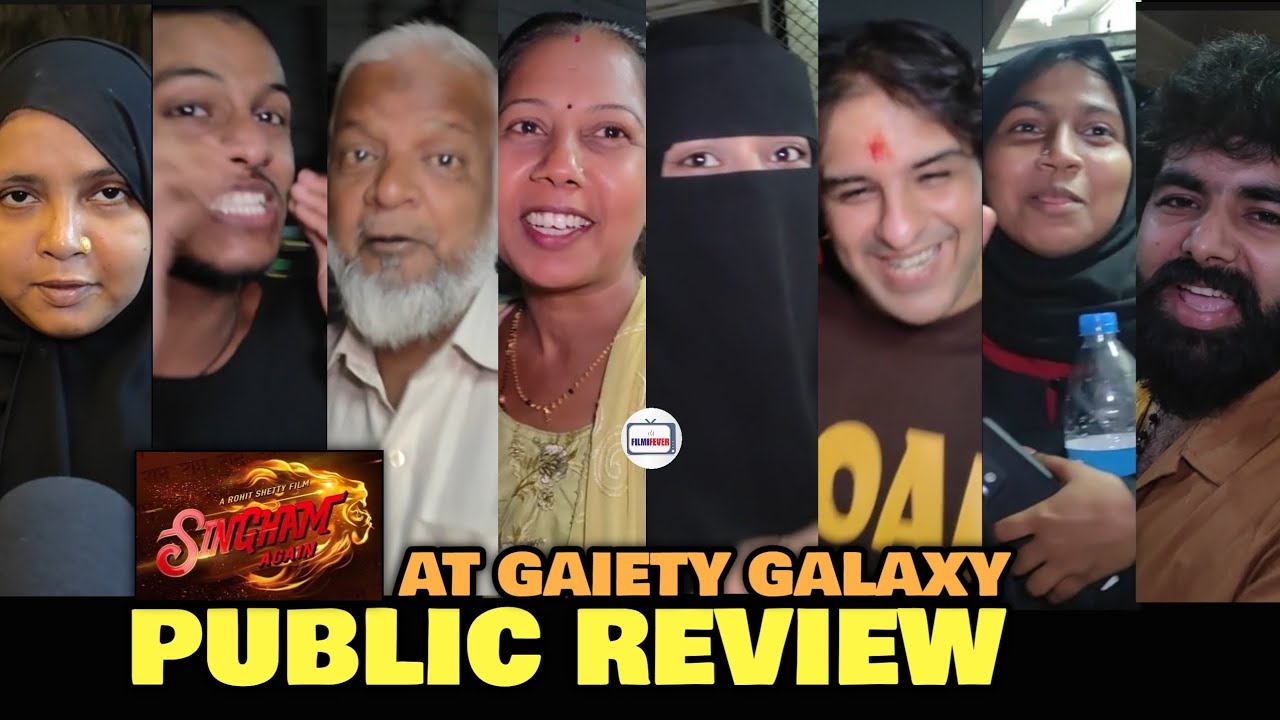 Singham Again Public Review At GAIETY GALAXY | Ajay Devgn, Salman Khan | Ramayan Theme