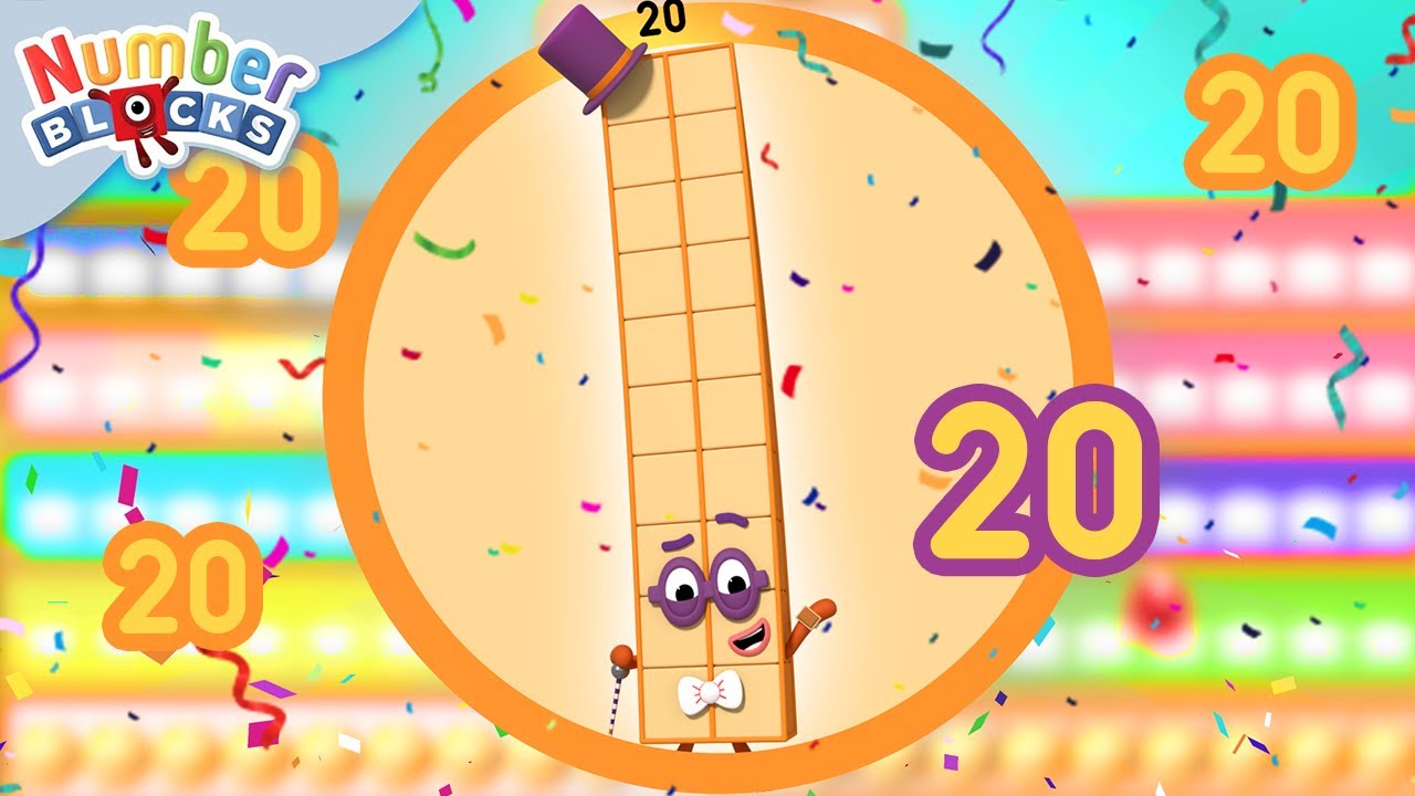 Let's count to 20! | Special Australia Day | Learn to Count 123 | @Numberblocks