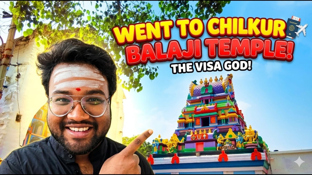 chilkur temple ll lotus temple ll jalsa street vlogs