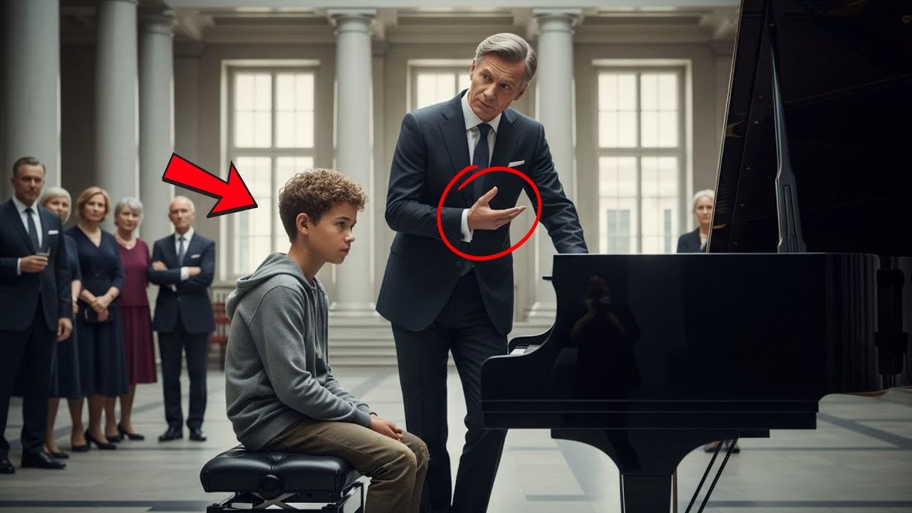 JOHTAJA KÄSKI KÖYHÄÄ POIKAA SOITTAMAAN PIANOA NÖYRYYTTÄÄKSEEN… MUTTA EI KUVITELLUT MITÄ TAPAHTUISI