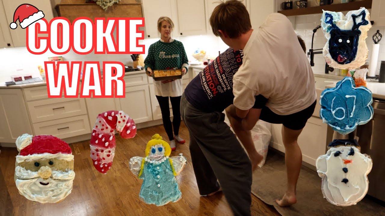 Рождественская война за печенье 🍪🎄 | Семейное соревнование выходит из-под контроля