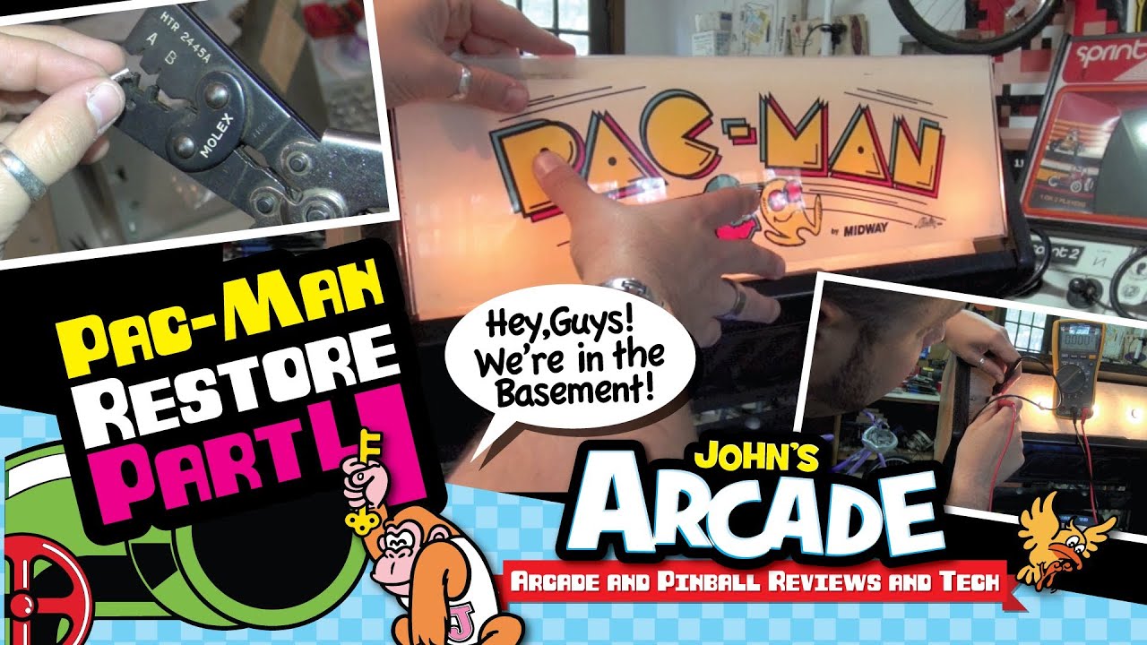 Pac-Man Arcade Restoration Part 4 - How to bullet proof a Pac-Man - Edge Connector, Fuse Holder
