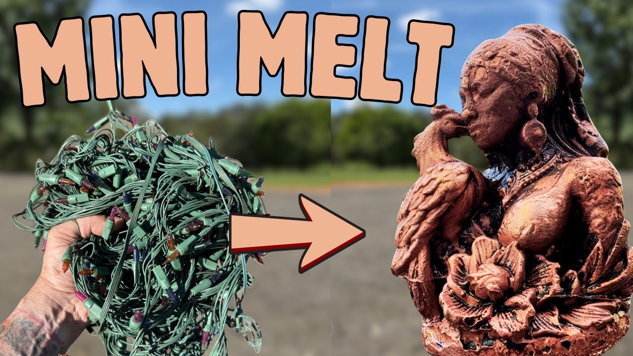 Mini Melting Solid Copper - Trash To Treasure - ASMR Metal Granulating - BigStackD