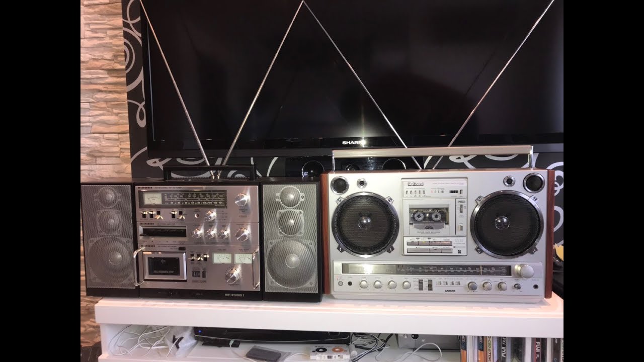 Telefunken HIFI Studio 1 против National RX-7000 сравнительный тест топовых кассетных магнитол