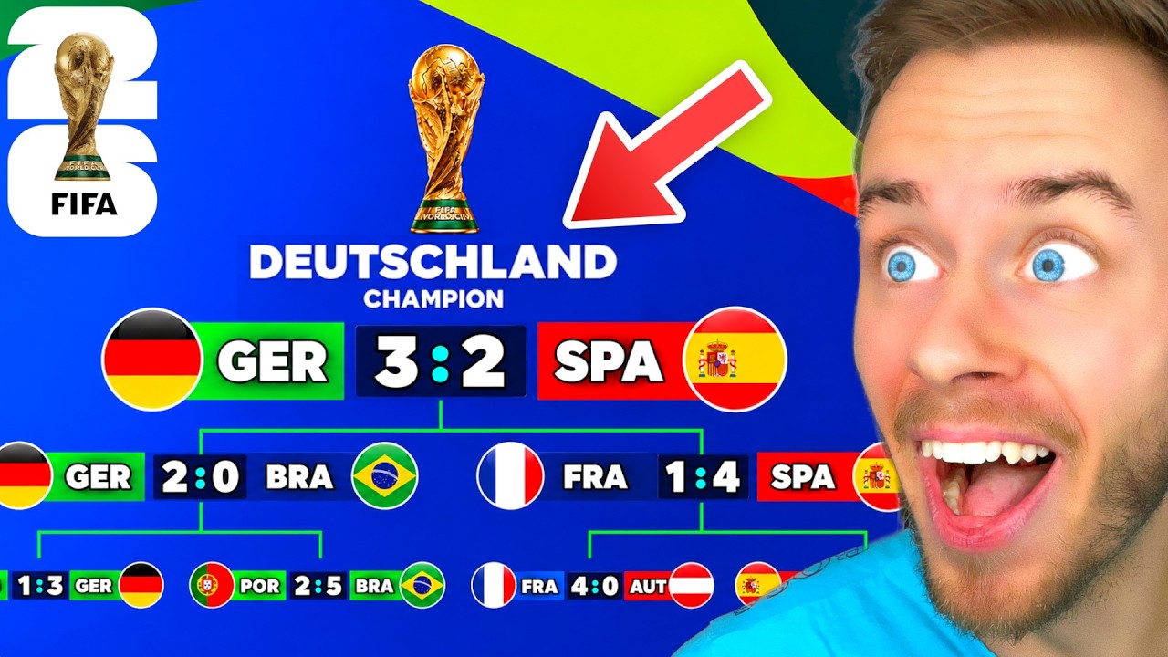 Ich habe die FU&szlig;BALL WM 2026 in FC 26 simuliert! ⚽️🏆 (USA WM 2026)