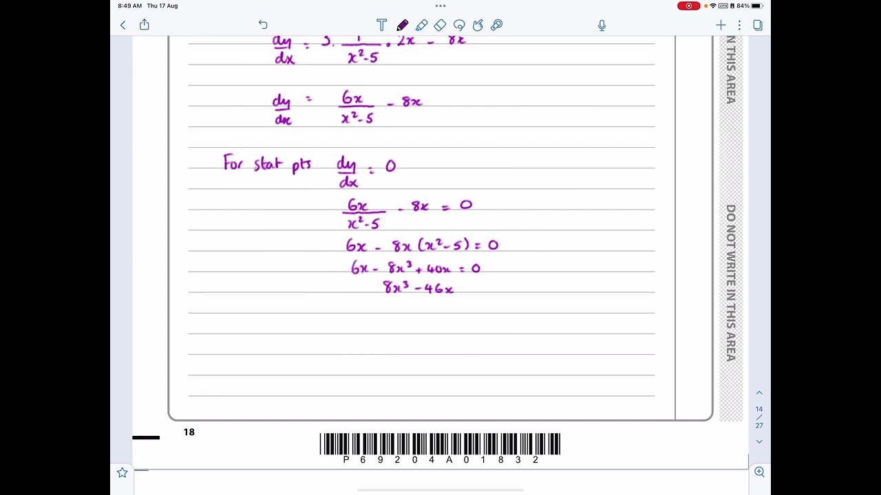 IAL, Edexcel, Oct 2021, P3, Q6, Differentiation, Exponentials, Trigonometric, Pure, Peters, WMA13/01