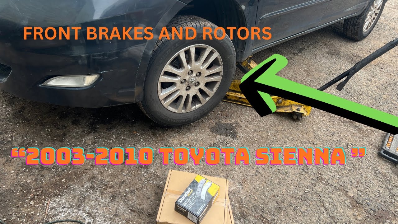 How to Replace Front Brakes & Rotors on 2003–2010 Toyota Sienna 