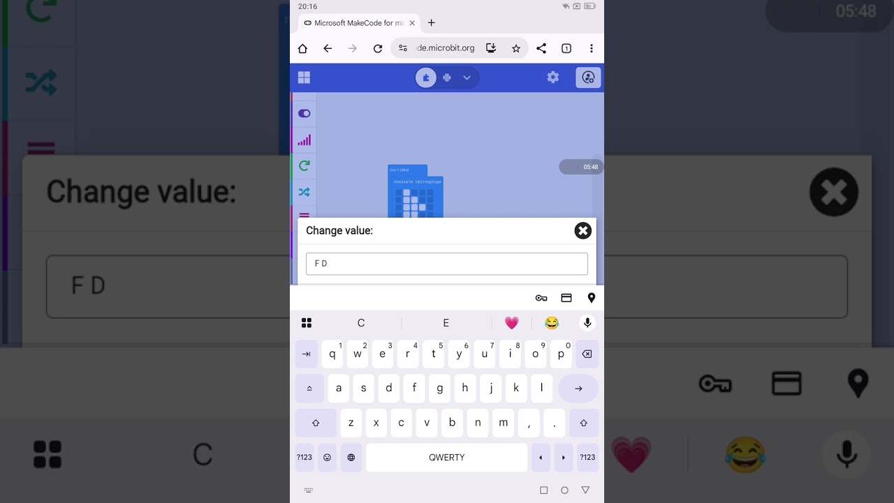 Новорічна мелодія на microbit блоками