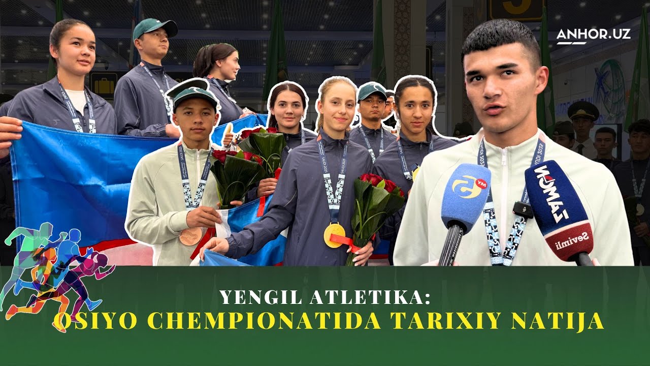 Yengil atletikada yuksalish: o‘zbekistonliklar Osiyo chempionatida tarixiy natijani qo‘lga kiritdi