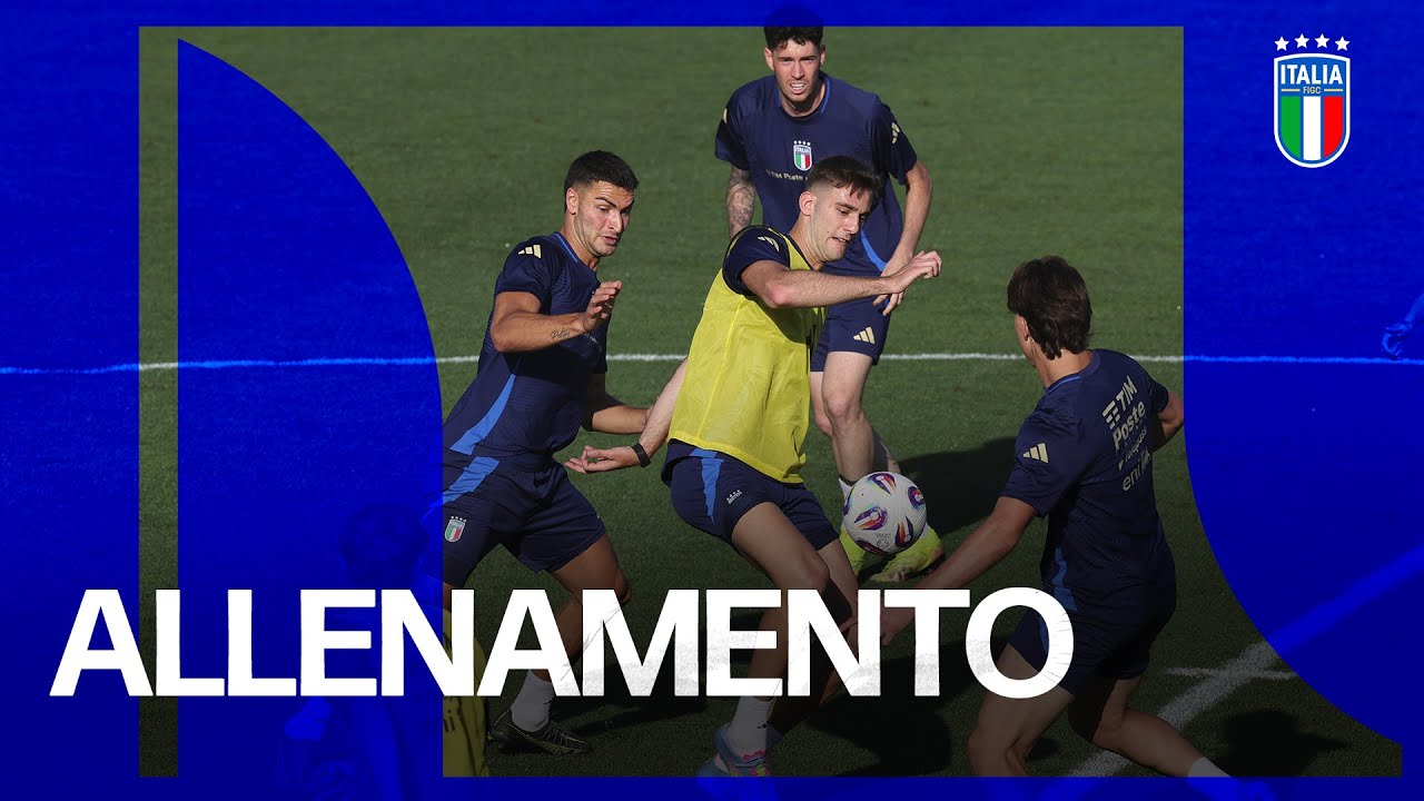 L’allenamento degli Azzurri a Coverciano | Norvegia-Italia