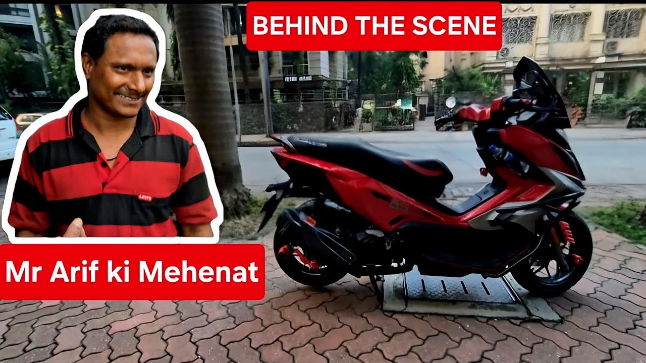 BTS | Arif Talented Bharat Nagar (BKC) 1st Xoom 160 Modification Mumbai
