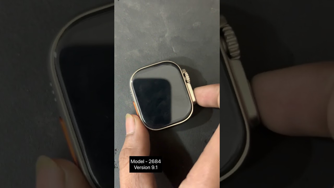 Ultra watch 8 | Apple logo code | model -2684 | version 9.1  #shorts #apple #viral
