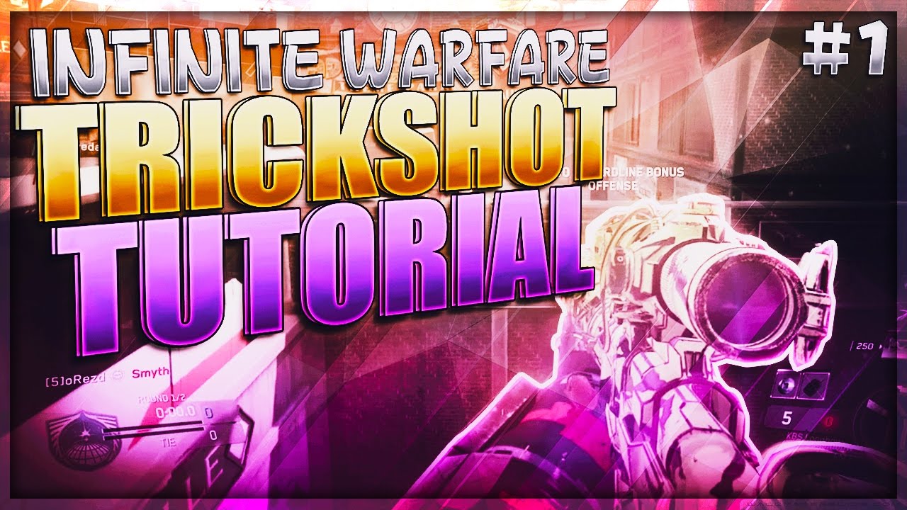 COD Infinite Warfare: Trickshot Tutorial #1 (HOW TO SET UP BOTS IN CTF!)