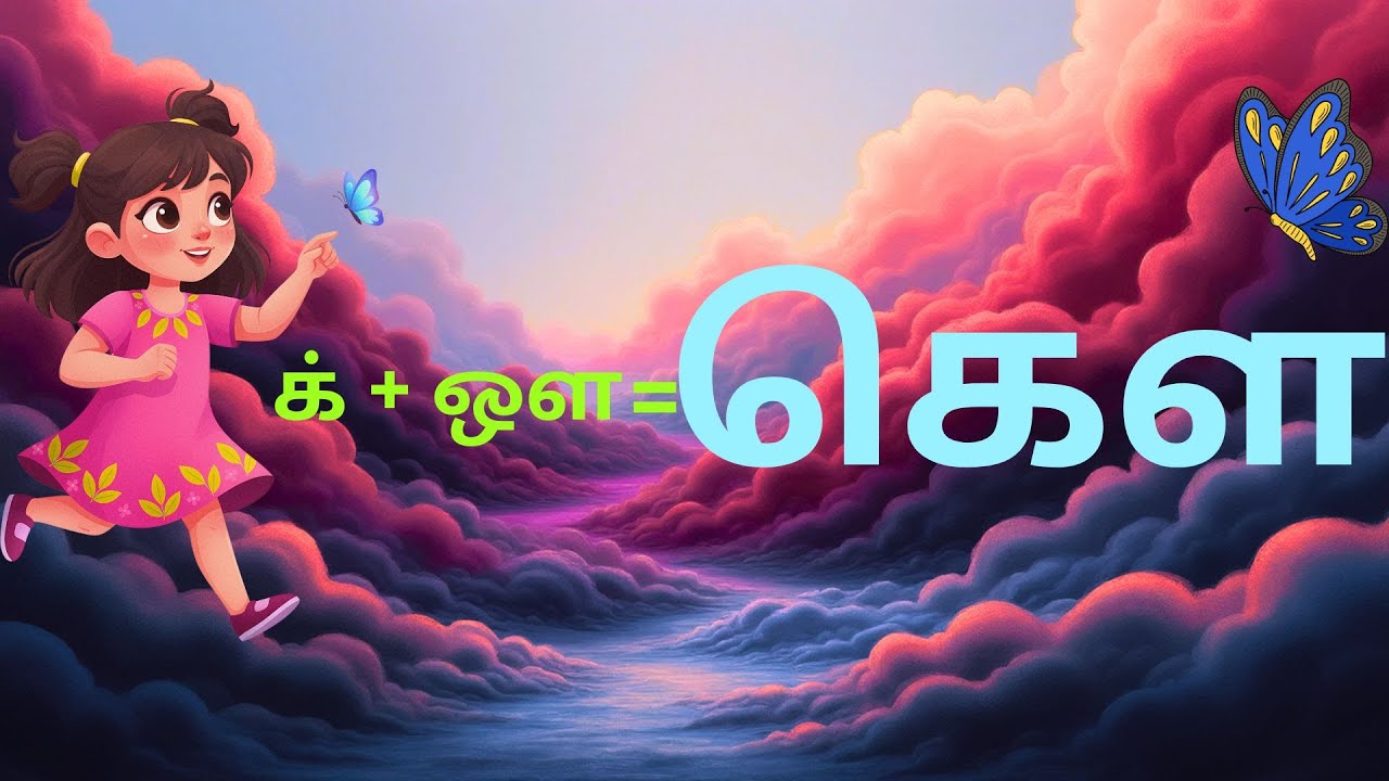 How to write கௌ-Uyirmei Ezhuthukkal | “தமிழ் உயிர்மெய் எழுத்துக்கள்" எழுதுவது எப்படி? எழுத்து 'கௌ'