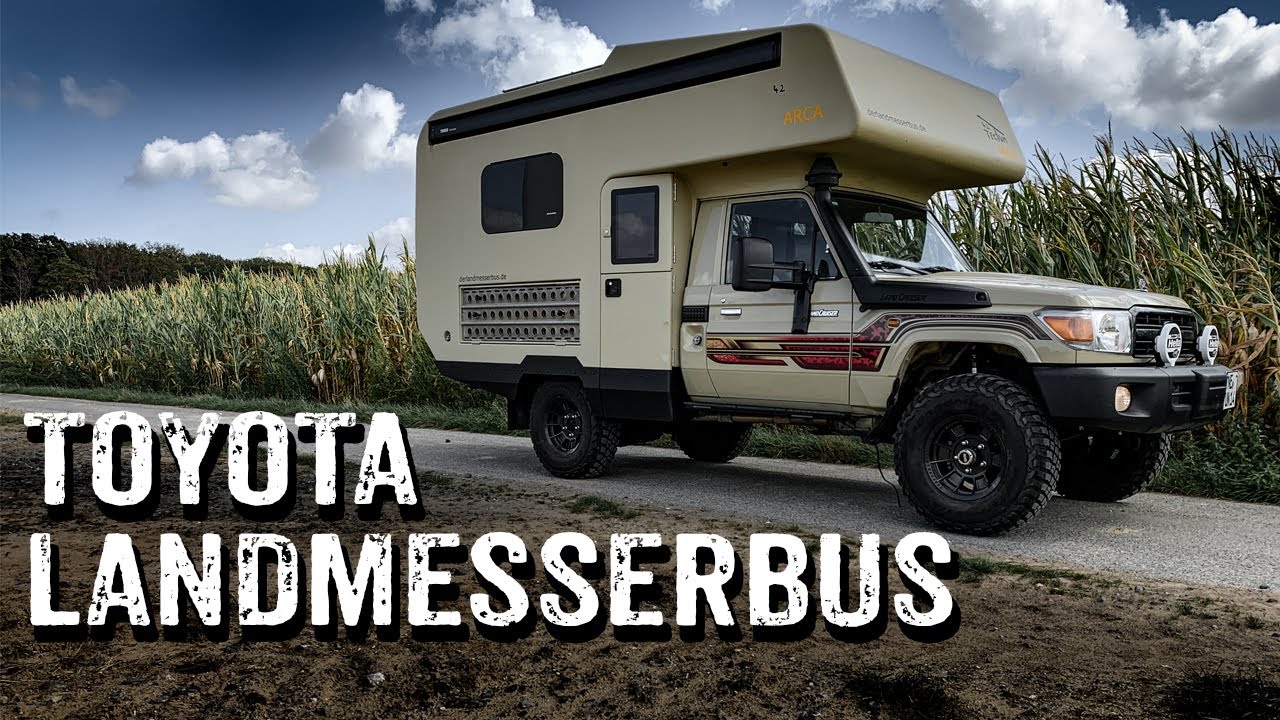 Toyota Landcruiser HZJ 79 mit Landmesserbus-Kabine - Roomtour  [291]