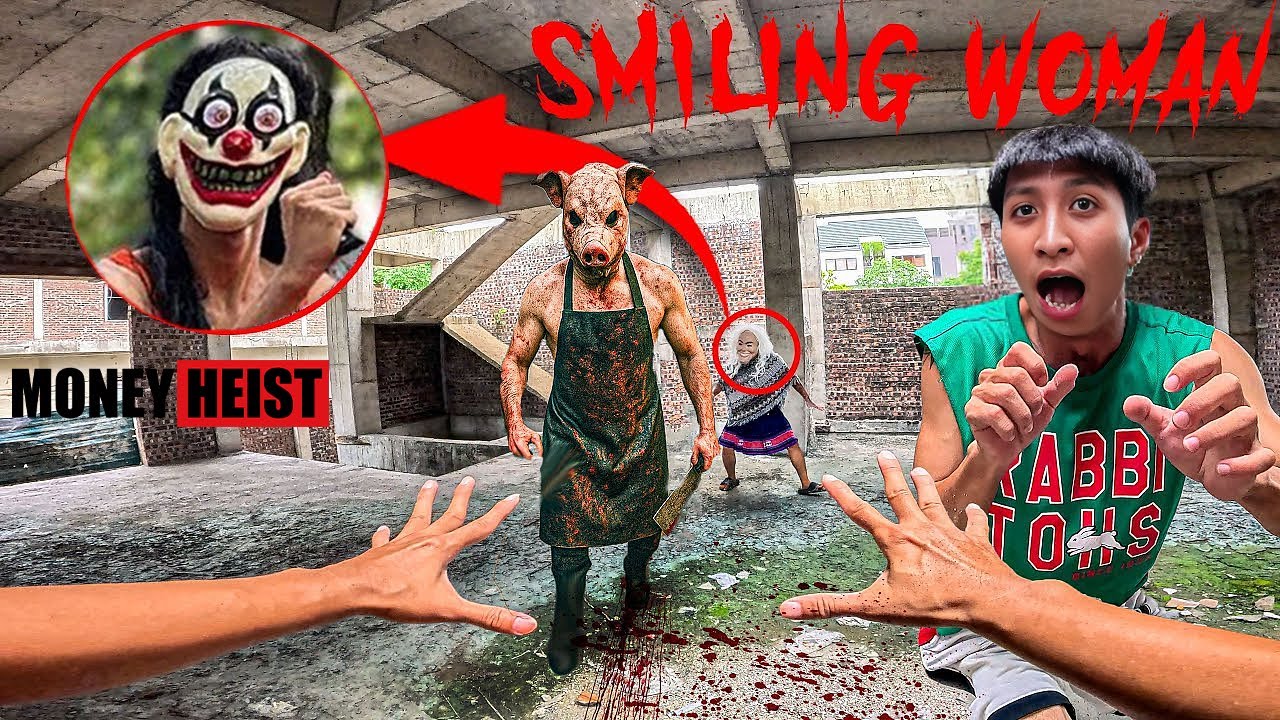SERBIAN DANCING LADY REAL LIFE ESCAPE 91.0 | Horror Parkour Pov Short (BELLA CIAO REMIX)