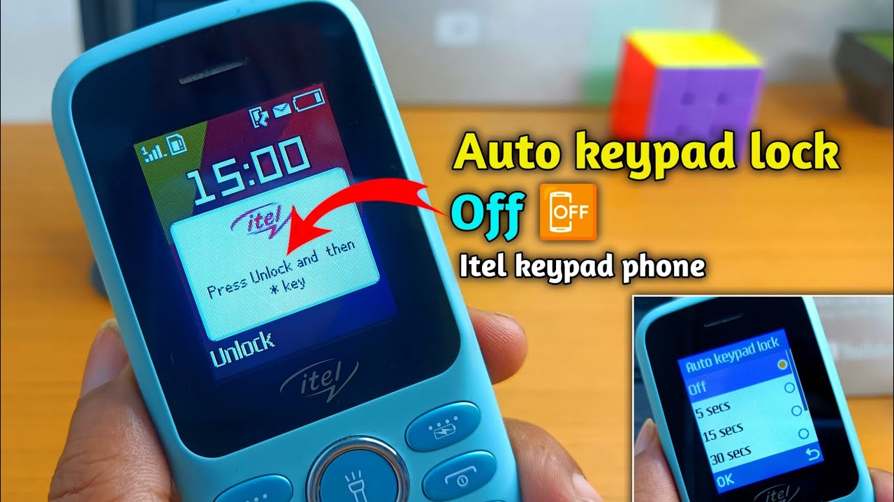 How to turn off auto keypad lock in itel phone || Itel mobile me auto keypad lock remove