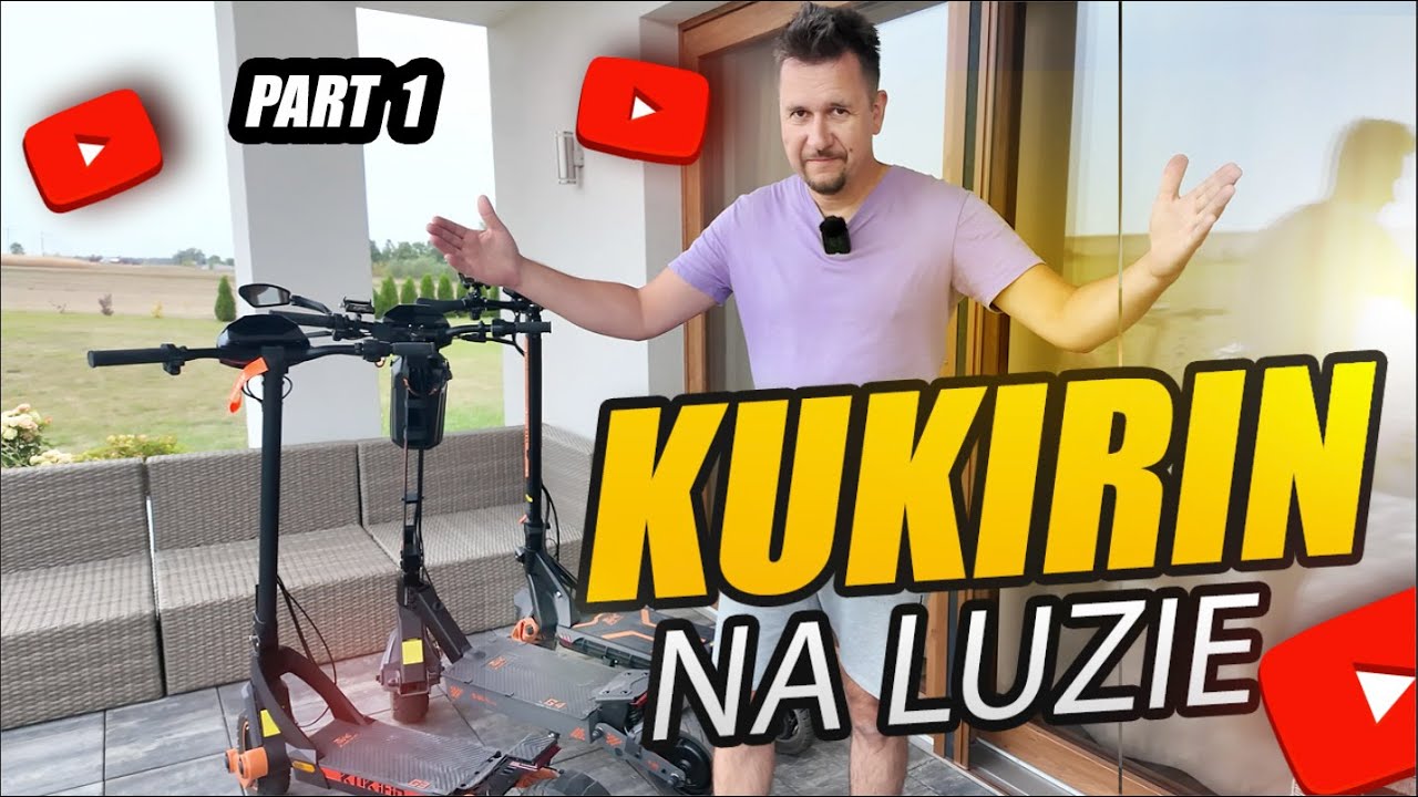 KuKirin G3 Pro G4 i G3 - na luzie o hulajnogach elektrycznych cz.1