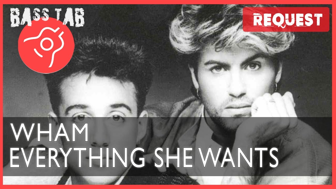 Everything She Wants - Wham (BASS COVER With Tab & Notation)