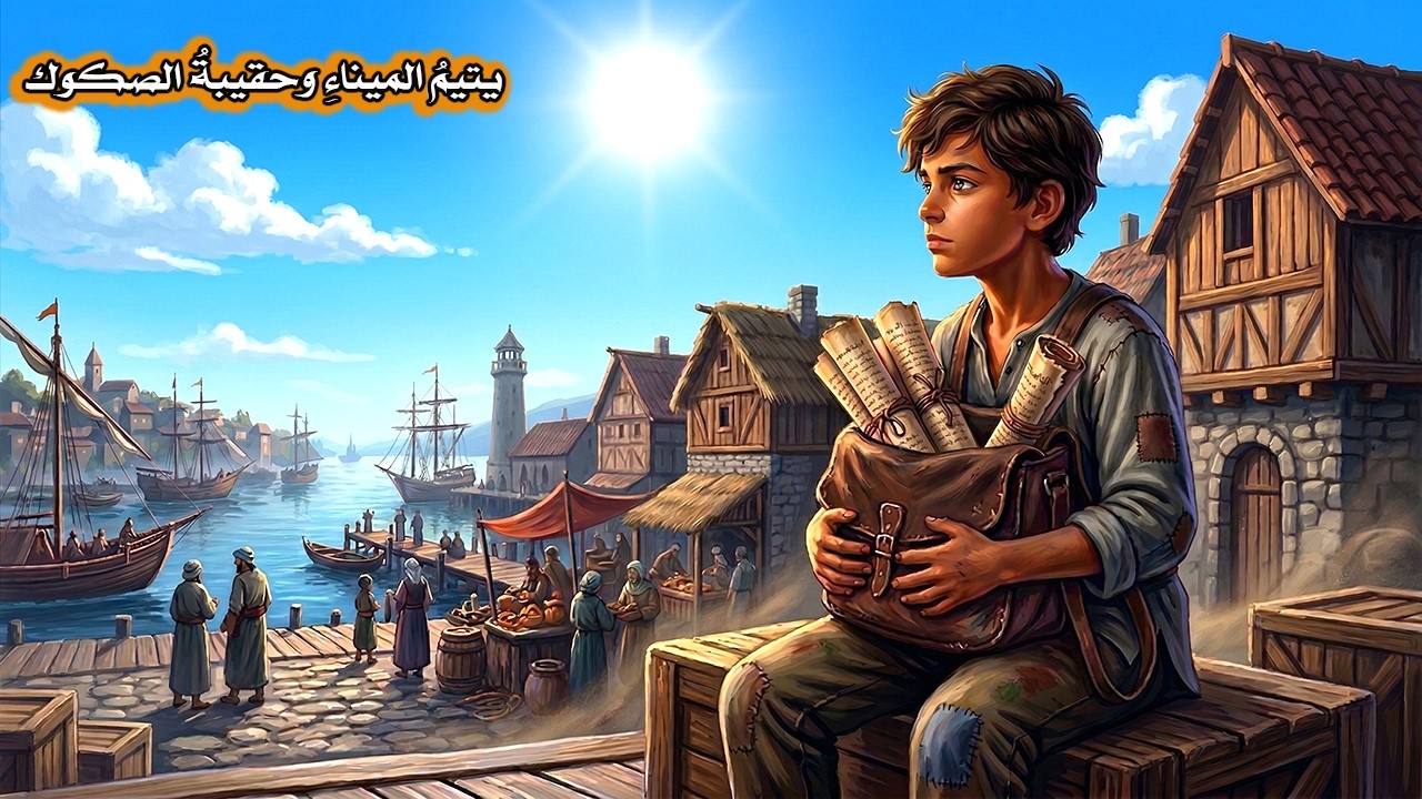 يتيم الميناء وحقيبة الصكوك: حكاية يتيم وجد حقيبة تحوي أسرارا خطيرة. فماذا سيفعل حين يجد نفسه مطاردا؟