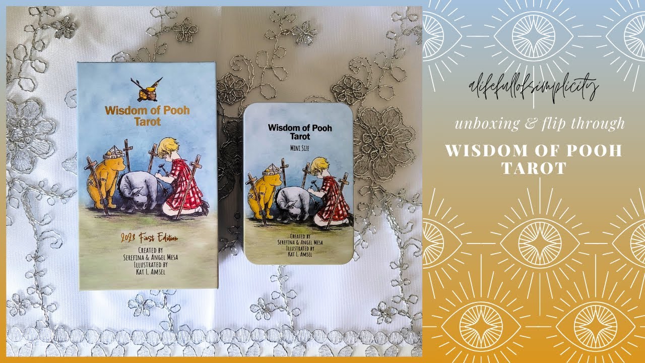 Wisdom of Pooh tarot - Full Size & Mini | Unboxing & Flip-through