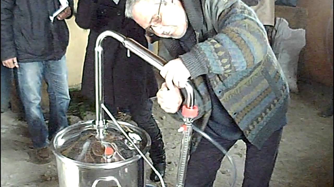ESSENTIAL OIL EXTRACTION OF PINE NEEDLES - EXTRACTION DE L'HUILE ESSENTIELLE D'AIGUILLES DE PIN