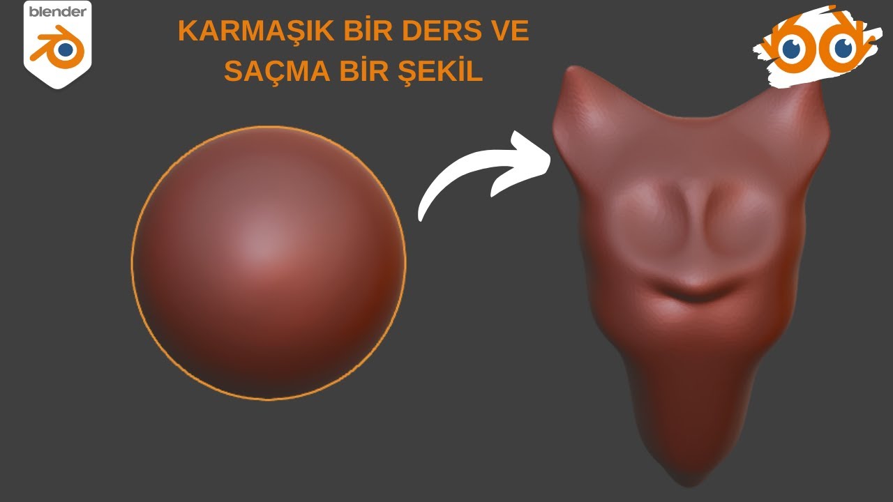BLENDER DERSLERİ #19 SCULPTİNG BAŞLANGIÇ DERSİ | FIRÇALARI TANIMA | BLENDER TUTORİAL BEGINNERS